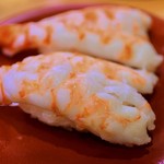 回転寿司喜楽 - 天然車海老160円