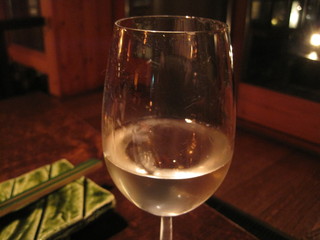 日本料理 嘉助 - 御湖鶴・甲州ワイン樽貯蔵・純米吟醸￥１５００