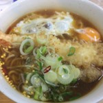 一由そば - えび天＆卵