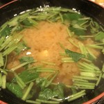 下町天丼　秋光 - 味噌椀