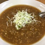 麺処 池田 - 坦坦麺 普通の１辛ライス付き（800円）