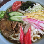 まつふじ - 出前のスタミナ冷しうどん