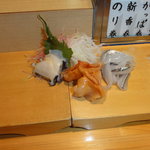 鮨芳 - 鮑，赤貝，サヨリ