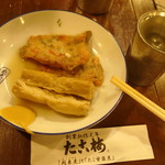 たこ梅 - 湯葉とひら天