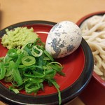 麺処 桂庵 - 薬味のアップ