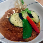 アプランティ - トマトのキーマカレー830円