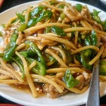 台湾料理 太和菜工坊 - 青椒肉絲丼(ラーメンセット)