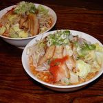 らーめんでぽっと - 豚そばｘからし