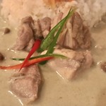 グリーンカレー めぇ - グリーンカレー具材アップ