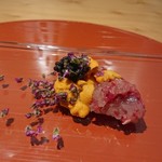 肉屋 雪月花 NAGOYA - 伊勢海老と下がり、馬糞うにとベルーガキャビア