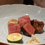 肉屋 雪月花 NAGOYA - メインの近江牛シャトーブリアン