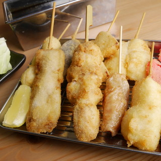 さっぱりヘルシー♪新感覚【串揚げ】！リピ決定★充実おつまみも