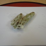 天ぷら 京星 - アロエの穂先