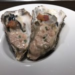 銀座のステーキ - プリプリの牡蠣