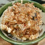 割烹 天平 - サザエのかき揚げ丼