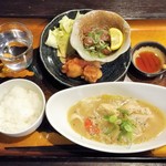 Sumiyaki Dainingu Rojiura - 大分3大名物定食 1080円
