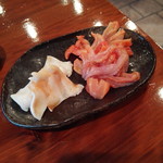 小笹寿し - ホッキと赤貝（つまみ）