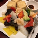 1833 - 海鮮豆腐 XO醬炒め