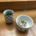 たつみ寿司 - セットの小鉢。