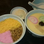吉宗 本店 - 定番茶碗蒸しと蒸し寿司のセット