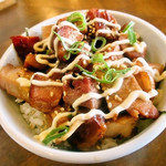 まるもり製麺 - ちゃーしゅーごはん