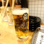 Kushikatsu Arata - 生ビール 中　500円