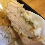 ふる里うどん  - 皮と身の間に柚子胡椒が入れこんでありました