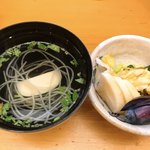 鰻家 - このお新香も絶品