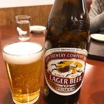 餃子の店 福みつ - もちろんビールもね。