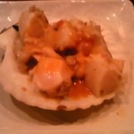 鉄板焼き、ホタテ。