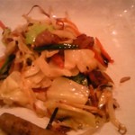 ステーキ ならまち - 鉄板焼き、お肉の残りがしみて美味しい。