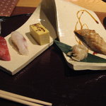 Kirari - 煮アナゴ、マグロ、玉子等の寿司