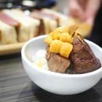 サトブリDA - ブリカツサンド＆ブリうにめし