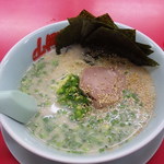 山岡家 - 朝ラーメン（脂なし・味普通・海苔）