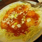 らーめん天水 - 五品目「海老チリ」