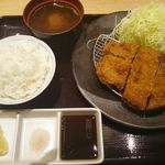 京都勝牛 - 薩摩茶美豚　極味とんカツ膳1,280円（税別）