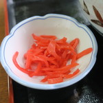 味処花しょく - 紅生姜合います