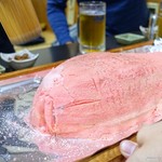 Kuroshiomaru - 2017年10月　鯛の塩焼【誕生日特別メニュー】結構固かった(; ･`д･´)