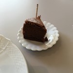 カッサレード - 試食で頂いたチョコケーキ