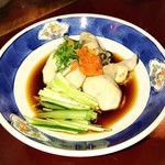 海鮮居酒屋 天神丸 - 酢牡蠣 しゃきしゃき程よい美味しさ♬