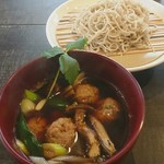 かぶらや - 鴨つくねせいろ蕎麦