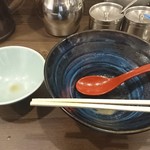 横浜家系らーめん 麺家さやか - やっぱり完飲！！ご馳走様でした！！