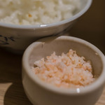 太華 - 芝蝦（しばえび）魚鬆（そぼろ）、米飯（こめのいひ）