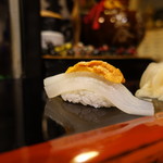 宝寿司分店 - 烏賊と雲丹