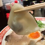 呼び戻しとんこつ 光四郎 - とふろグリルのコラボワンタン