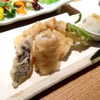 旬魚 左阿彌 錦店 - 穴子の天婦羅
