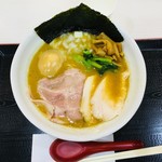 ラーメン火影 プロデュースドバイ 麺処ほん田 - 特製濃厚豚骨魚介ramen￥990+税