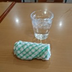 コーヒーハウス101 - ダスターみたいなおしぼり(笑)