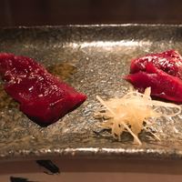 たでの葉 - 真鴨の刺身