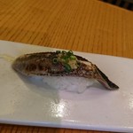 梅丘寿司の美登利 - ラインの友だちでサービスのイワシの炙り